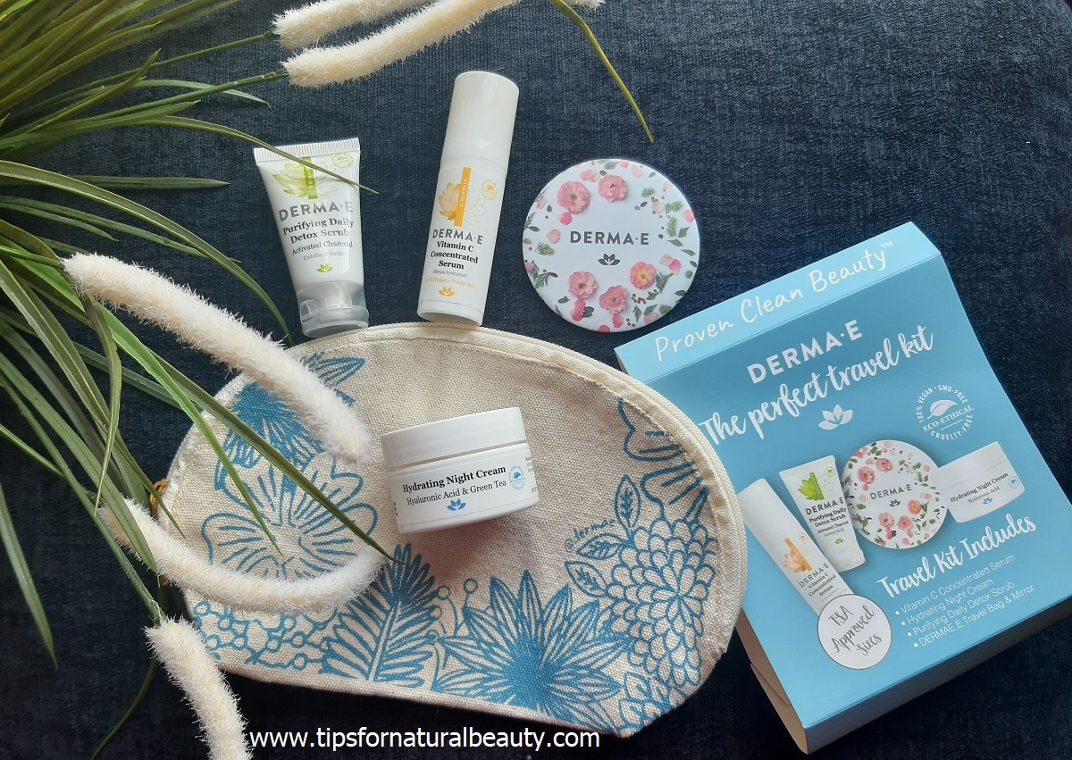 The Health Hop The DERMA E Perfect Travel Kit Review